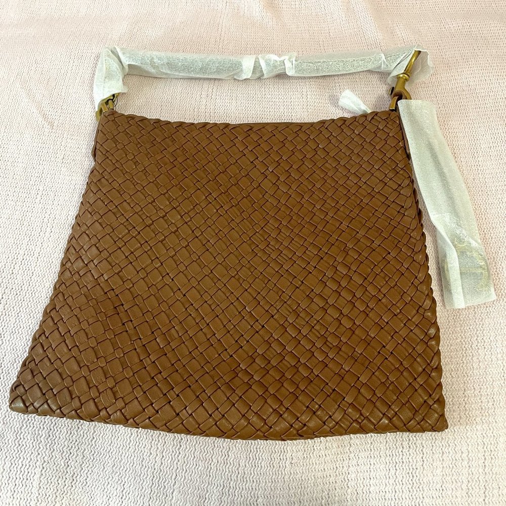 Etienne Aigner Irena Foldover Small Hobo Bag - Toffee (NWT)